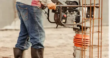 Construction site safety equipment and lighting