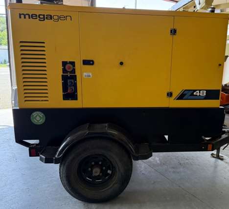 Megagen Z48 38kW (48 kVA) towable diesel generator