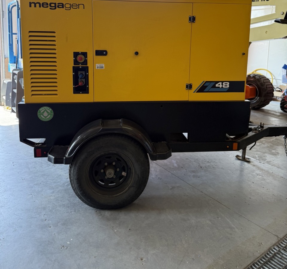 Megagen Z48 38kW (48 kVA) towable diesel generator