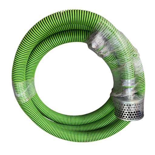 Boyau succion avec panier 2po x 20pi EPDM